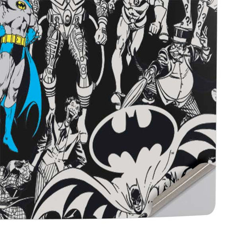 DC Comics Batman Characters Action Poses Print PS5 Pro Console Skin